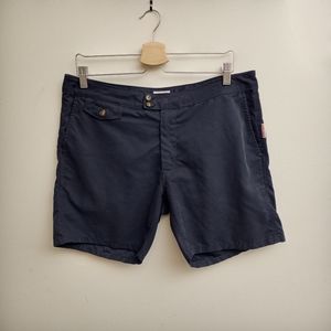 ALOHA SUNDAY - single needle tailoring Navy Shorts